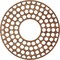Ekena Millwork Fink Wood Fretwork Pierced Ceiling Medallion, Walnut, 24"OD x 8 3/4"ID x 3/8"T CMWP24X24X0375FFWA - alternate 3